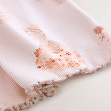 Load image into Gallery viewer, Pink Ballerina Short Sleeve Ribbed Dress (3mths-6yrs)