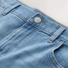 Load image into Gallery viewer, Light Blue Crosshatch Slim Fit Classic Stretch Jeans