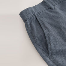 Load image into Gallery viewer, Navy Blue Belted 7 Inch Chino Shorts