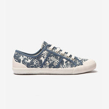 Load image into Gallery viewer, OPIACE Women's Sneakers In Navy Canvas