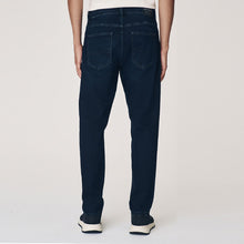 Load image into Gallery viewer, Blue Dark Ink Regular Tapered Fit Vintage Wash Denim Jeans