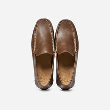 Load image into Gallery viewer, SHESLAY Men's Loafers In Brown Leather