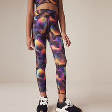 Load image into Gallery viewer, Multi Wave Sports Leggings (3-12yrs)
