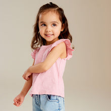 Load image into Gallery viewer, Pink Scallop Vest