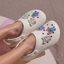 Load image into Gallery viewer, White Lilo & Stitch Clogs