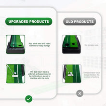 Load image into Gallery viewer, Indoor Golf Putting Green Golf Training Putting Mat Tracks With Auto Ball Return
