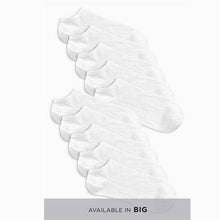 Load image into Gallery viewer, 147375 10PK WHITE TRAINER 6 to 8.5 TRAINER SOCK - Allsport