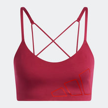 Load image into Gallery viewer, ADIDAS AEROREACT TRAINING LIGHT-SUPPORT LOGO BRA