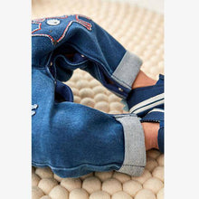 Load image into Gallery viewer, Blue Dog Stretch Denim Dungaree And Bodysuit Set (0mths-18yrs) - Allsport