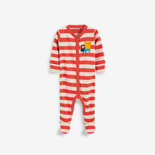 Load image into Gallery viewer, Baby 3 Pack Green Transport Sleepsuits (0mths-2yrs) - Allsport