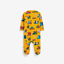 Load image into Gallery viewer, Baby 3 Pack Green Transport Sleepsuits (0mths-2yrs) - Allsport