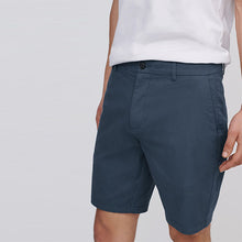 Load image into Gallery viewer, Vintage Blue Slim Fit Stretch Chino Shorts