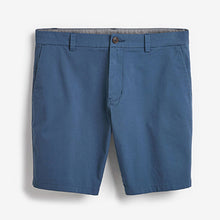 Load image into Gallery viewer, Vintage Blue Slim Fit Stretch Chino Shorts