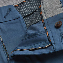 Load image into Gallery viewer, Vintage Blue Slim Fit Stretch Chino Shorts