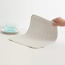 Load image into Gallery viewer, Brabantia Silicone Dish Drying Mat Light Grey