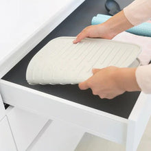 Load image into Gallery viewer, Brabantia Silicone Dish Drying Mat Light Grey