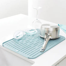 Load image into Gallery viewer, Brabantia Silicone Dish Drying Mat Mint