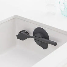 Load image into Gallery viewer, Brabantia Dish Brush with Suction Cup Holder Dark Grey