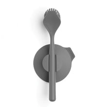 Load image into Gallery viewer, Brabantia Dish Brush with Suction Cup Holder Dark Grey