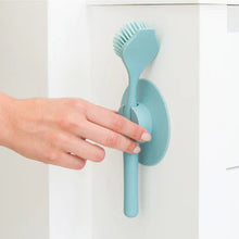 Load image into Gallery viewer, Brabantia Dish Brush with Suction Cup Holder Mint