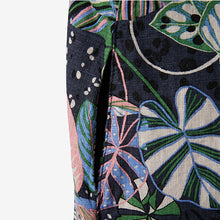 Load image into Gallery viewer, D LIN SH V NAVY LEAF - Allsport