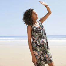 Load image into Gallery viewer, D LIN SH V NAVY LEAF - Allsport