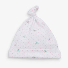 Load image into Gallery viewer, Pink 3 Pack Delicate Bunny Tie Top Hats (0-12mths) - Allsport