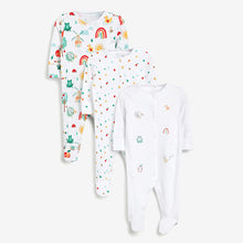 Load image into Gallery viewer, 3 Pack Appliqué Sleepsuits (0-18mths) - Allsport