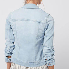 Load image into Gallery viewer, Bleach Wash Denim Jacket - Allsport
