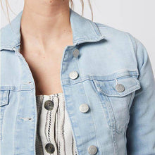 Load image into Gallery viewer, Bleach Wash Denim Jacket - Allsport
