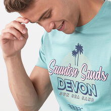 Load image into Gallery viewer, Mint Green Graphic T-Shirt - Allsport