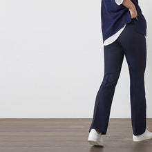 Load image into Gallery viewer, Navy Boot Cut Trousers