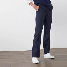 Load image into Gallery viewer, Navy Boot Cut Trousers