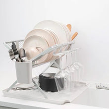 Load image into Gallery viewer, BRABANTIA Foldable Dish Drying Rack Large - Light Grey