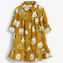 Load image into Gallery viewer, Organic Cotton Printed Shirt Dress (3mths-6yrs) - Allsport