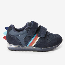 Load image into Gallery viewer, Navy Marathon Light-Up Trainers (Younger Boys)