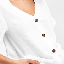 Load image into Gallery viewer, LIN BUTN TOP WHITE 2 - Allsport
