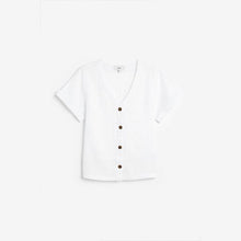 Load image into Gallery viewer, LIN BUTN TOP WHITE 2 - Allsport