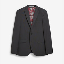 Load image into Gallery viewer, Charcoal Grey Slim Fit Two Button Suit: Jacket - Allsport