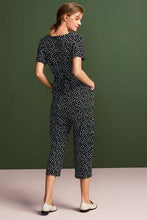 Load image into Gallery viewer, MONOCHROME POLKA DOT TWIST JUMPSUIT - Allsport