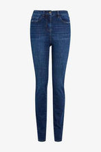 Load image into Gallery viewer, Dark Blue High Waist Authentic Skinny Jeans - Allsport