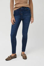Load image into Gallery viewer, Dark Blue High Waist Authentic Skinny Jeans - Allsport