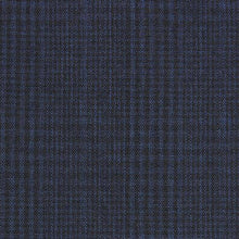 Load image into Gallery viewer, Navy/Black Slim Fit Check Suit: Trousers - Allsport