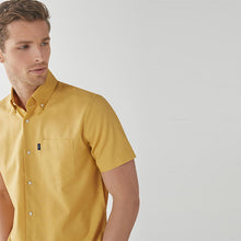 Load image into Gallery viewer, Turmeric Regular Fit Single Cuff Short Sleeve Shirt