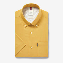 Load image into Gallery viewer, Turmeric Regular Fit Single Cuff Short Sleeve Shirt