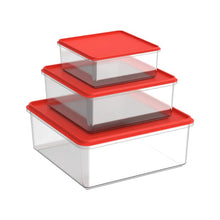 Load image into Gallery viewer, COSMOPLAST Set of 3 EZY Food Storage Containers - IFHHCN182