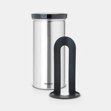 Load image into Gallery viewer, Brabantia Coffee Pad Canister, Matt Steel Fingerprint Proof