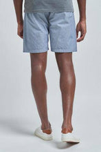 Load image into Gallery viewer, Light Blue Fine Stripe Belted Chino  Shorts - Allsport