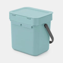 Load image into Gallery viewer, BRABANTIA Sort & Go Waste Bin 3 litre - Mint