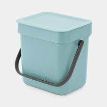 Load image into Gallery viewer, BRABANTIA Sort & Go Waste Bin 3 litre - Mint